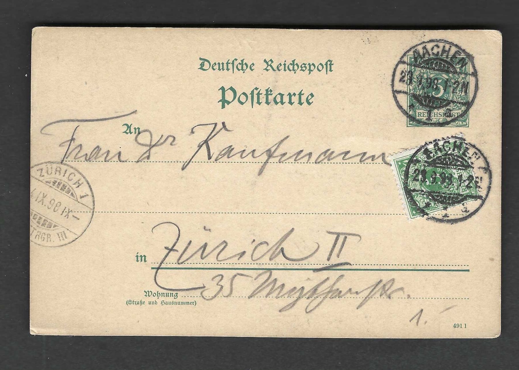 Tutti i francobolli: Deutsches Reich 1 Postkarte – Nuovo (secondo la descrizione) da Koblenz venduto da Markenhimmel