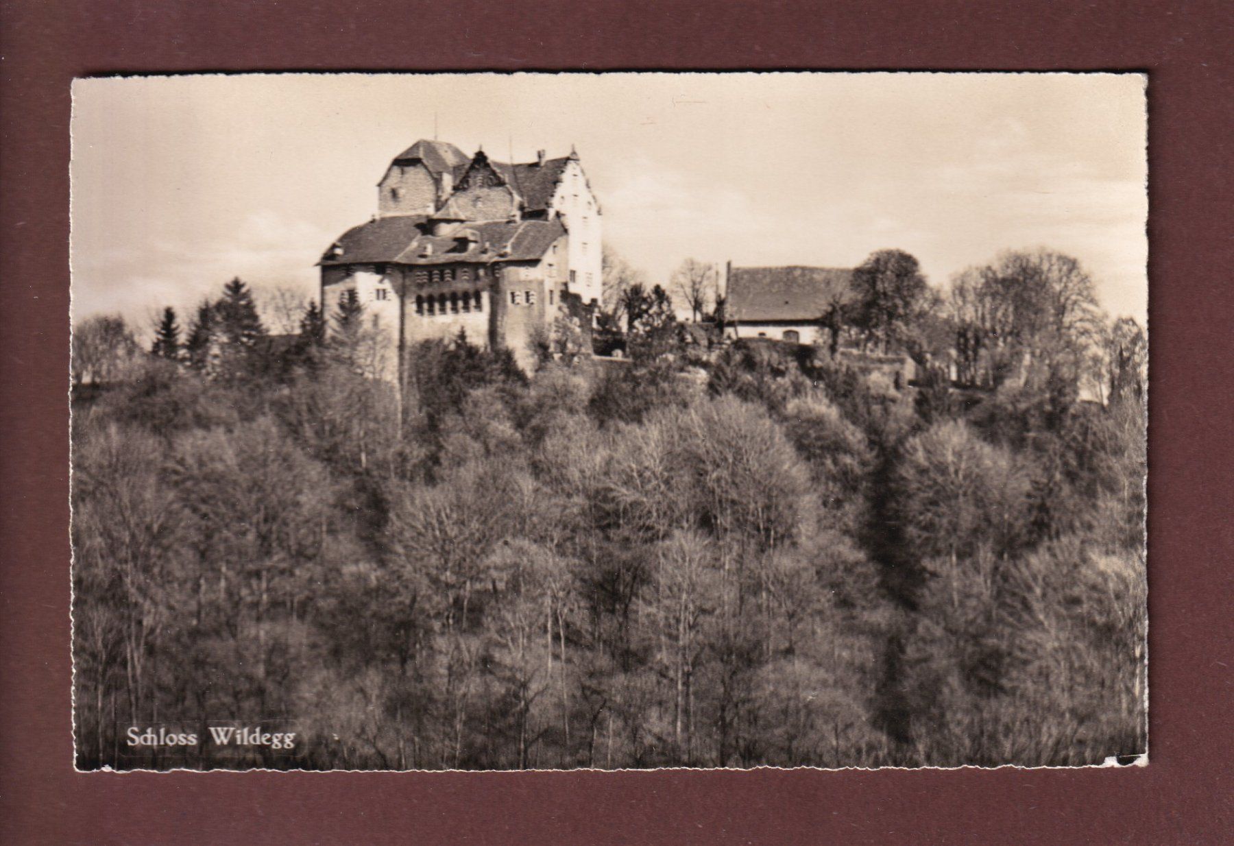 Cartoline postali: SCHLOSS WILDEGG – Usato da Pully venduto da nicecards