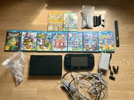 Nintendo Wii U Konsole mit Spielen und Zubehör