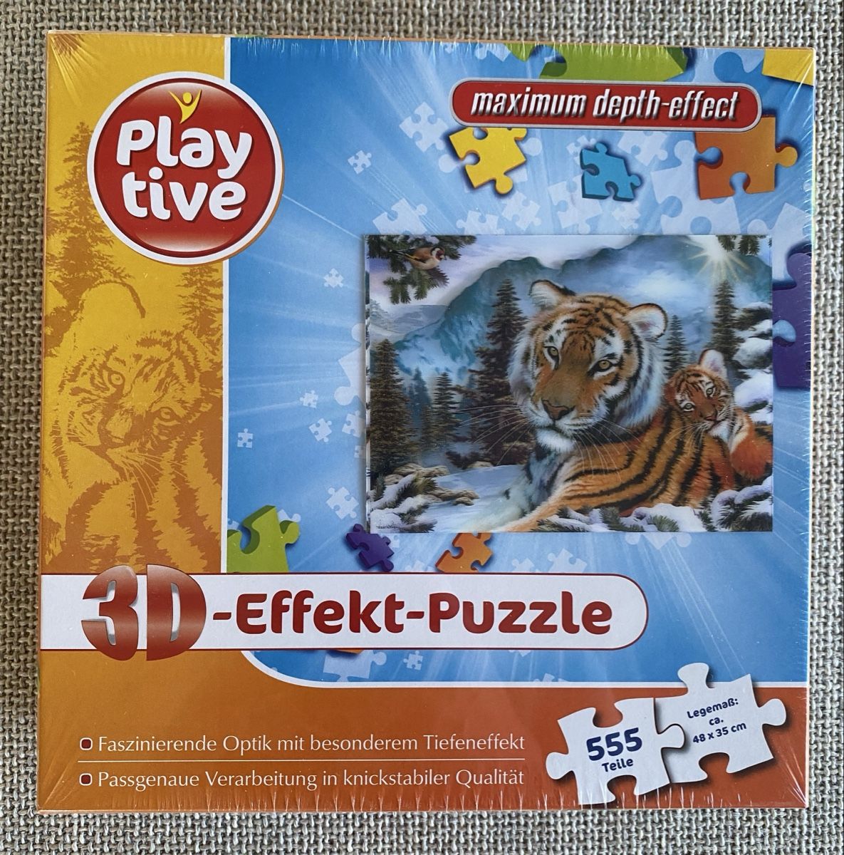 Puzzles: Playtive 3D-Effekt Puzzle, 555 Teile, neuwertig – Neu und originalverpackt aus Eich von jan_wg9d