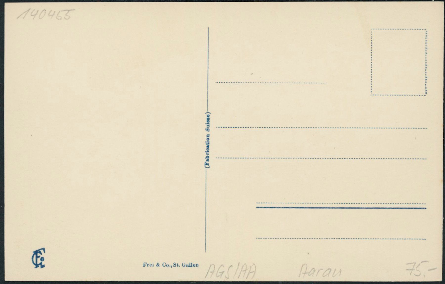 Cartes postales: AGS Aarau – Neuf (Voir description) à Schindellegi par dolpitz 1