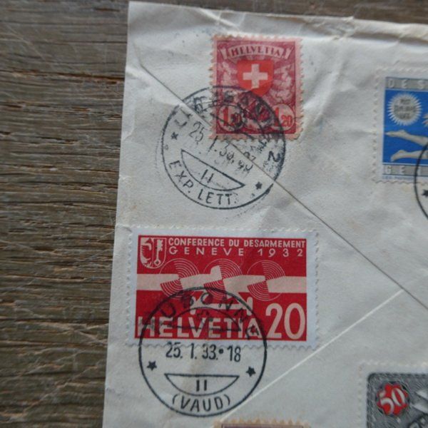 Tutti i francobolli: 1919 / TOP - Flugpost - Beleg mit F 2 – Usato da Egliswil venduto da Trens01 2