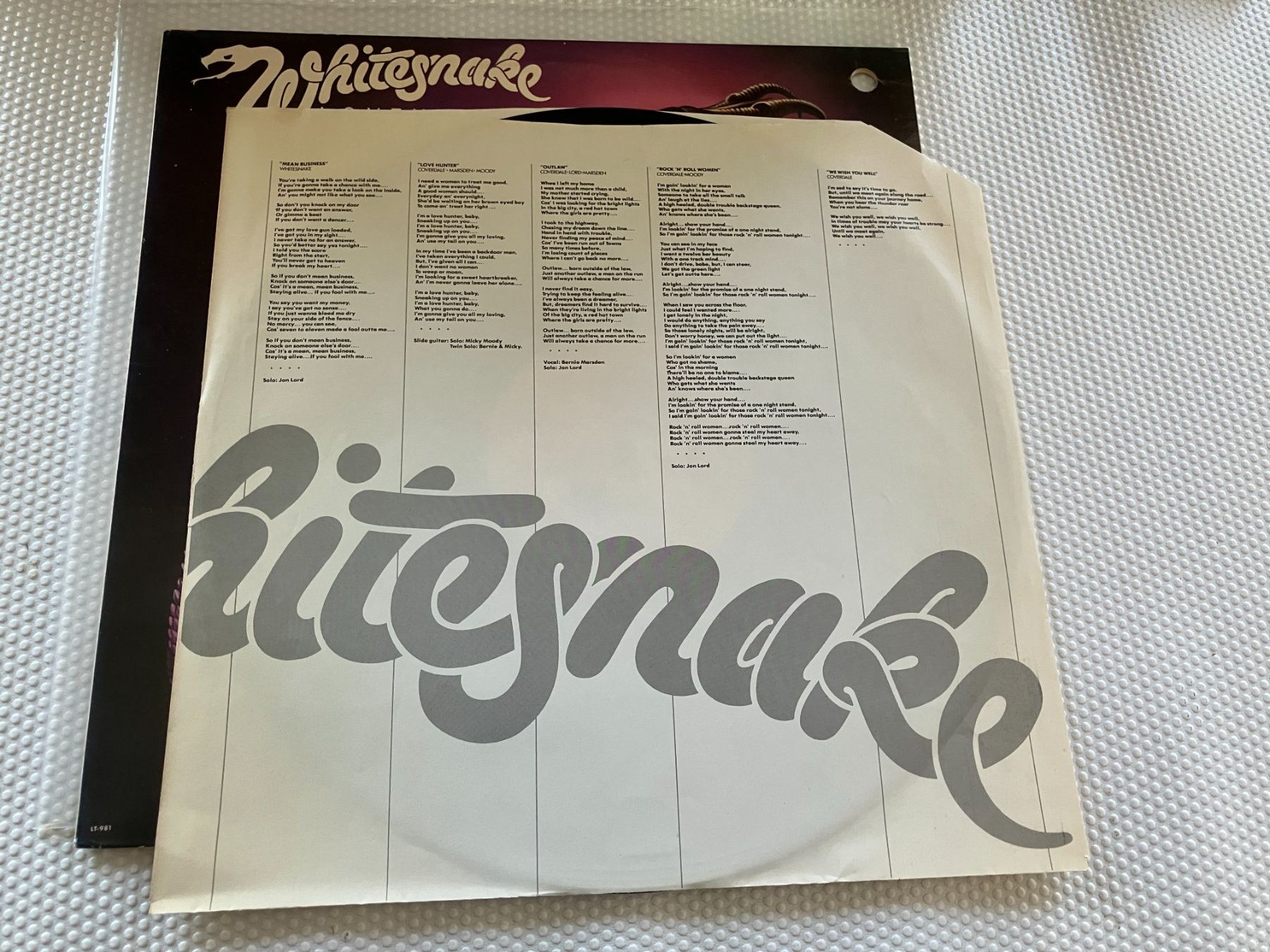 Dischi in vinile: Whitesnake – Usato da Aarwangen venduto da Jukebox3 5
