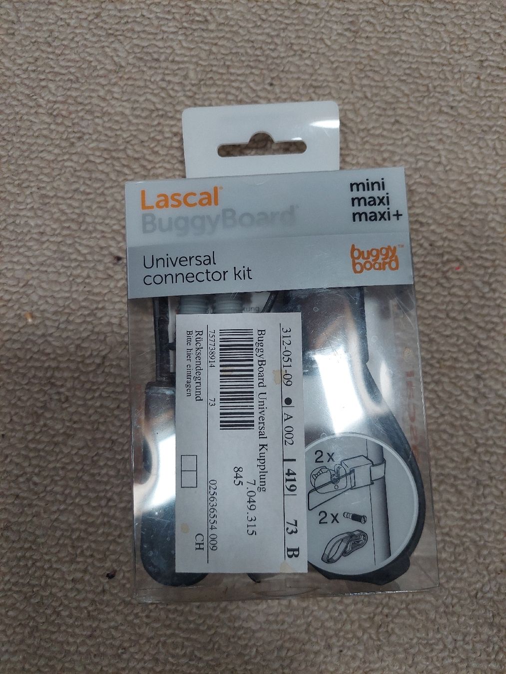 Laufwerke & Adapter: Lascal BuggyBoard Universal connector kit – Neu (gemäss Beschreibung) aus Wasen im Emmental von aerfeli17