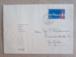 N° 313  FDC  Zürich 58 Flughafen