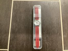 Heliswiss Uhr Jubiläumsmodell 50 Jahre rot