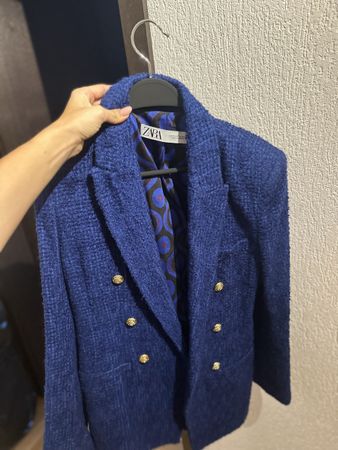 Zara Blazer, Grösse XS, Royalblau, neuwertig! Top Herbst. (5