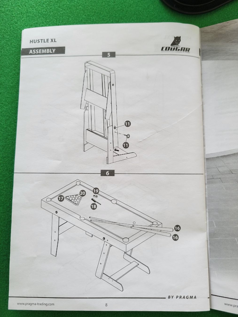 Cougar Tables de billard: Billardtisch aufklappbar von Cougar – D'occasion à Wiesendangen par fred1corner 3