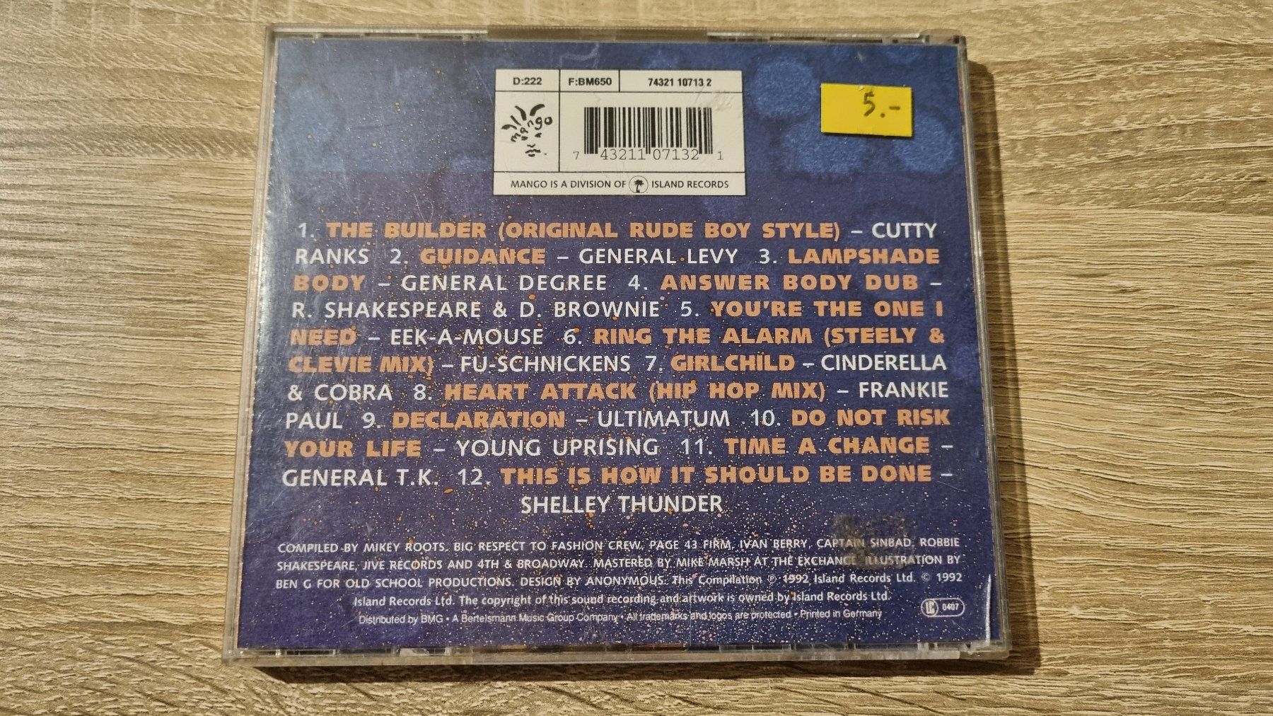 CD: Ragga Hip Hop Volume 3 – Usato da Hagenbuch ZH venduto da lecterr55 2