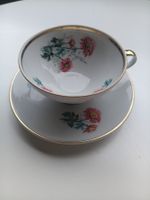 Tee Porzellan Tasse mit Untertasse Bavaria antik