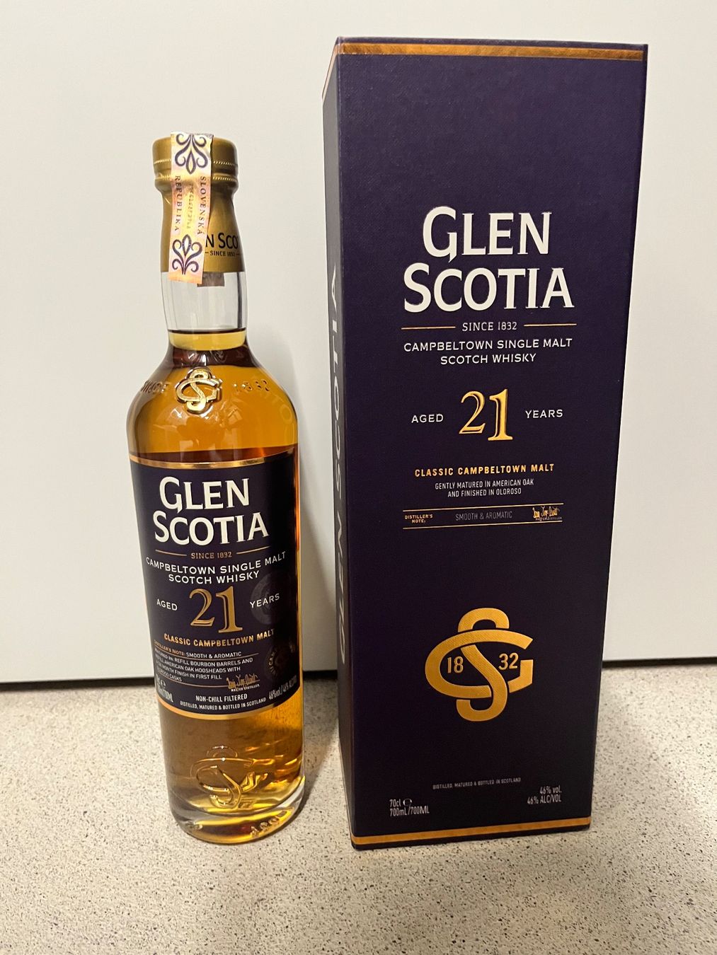Spirituosen: Glen Scotia 21 Jahre – Neu und originalverpackt aus Mönchaltorf von Drammer