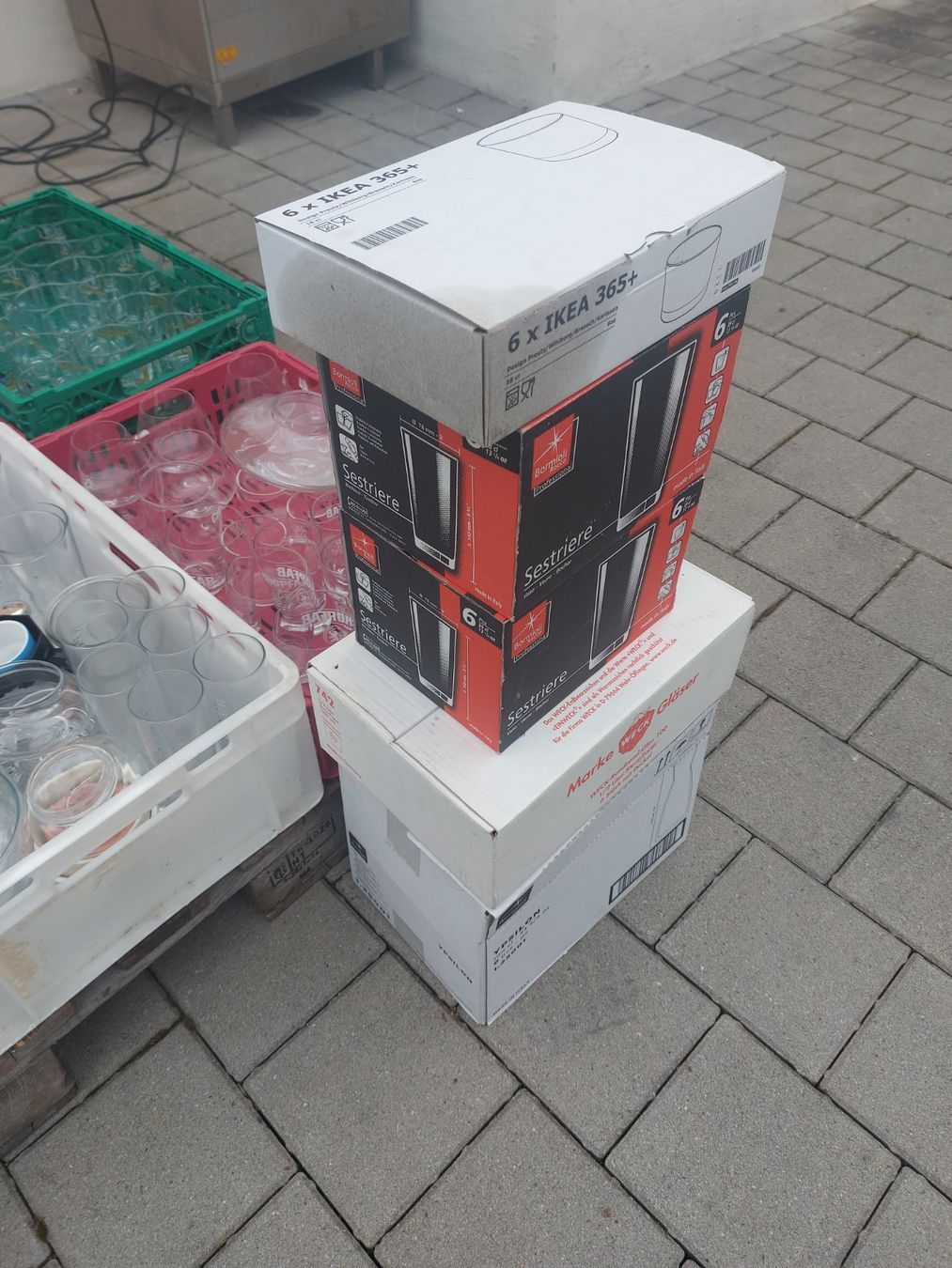 Bicchieri: Grosses Gläser-Sortiment:Wein, Bier, Saft,Mineral..... – Usato da Rheinau venduto da profitronic.shop 4