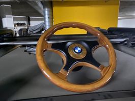 Holzlenkrad 36cm BMW E30 mit Nabe feinverzahnt