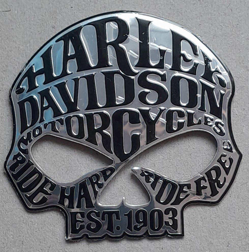 Sticker: Sticker Skull Alu Harley Davidson – Nuovo e nell'imballaggio originale da Allens venduto da MADE.IN.ROCK.N.ROLL