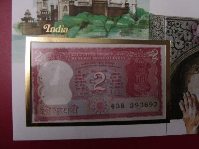 Billets de banque: Notenbrief Indien – Neuf avec emballage d'origine à Luzern par Horoskop1 1