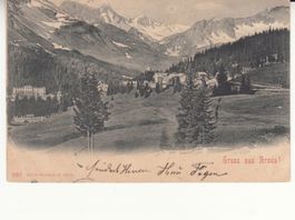 Arosa 1901 mit Stabstempel Chur