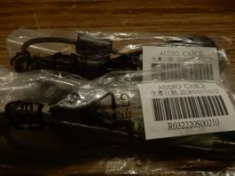 Audio Kabel neu OVP 2 Stk.