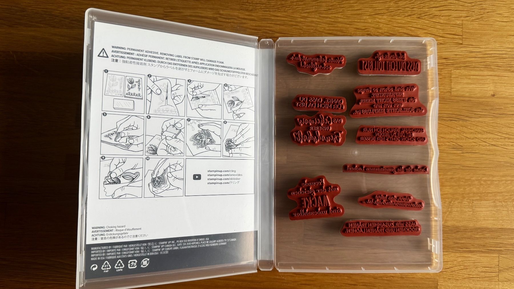 Stampin' up! Stempel: Stampin Up / Geheimnis der Freundschaft / A – Gebraucht aus Neukirch (Egnach) von muolen 1