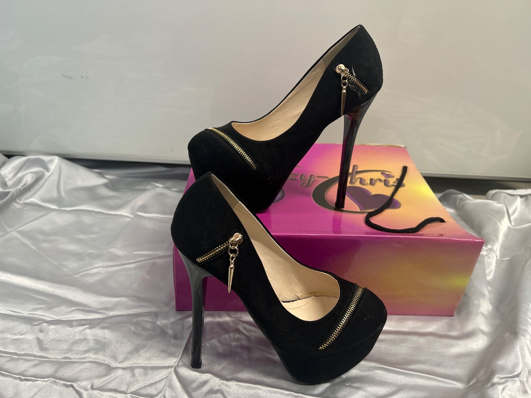Scarpe da donna: Pumps Plateau schwarz Gr 36 Neu – Nuovo e nell'imballaggio originale da Regensdorf venduto da Spyke55 1