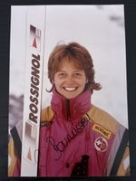 Signierte Original Fotokarte von Chantal Bournissen⛷️