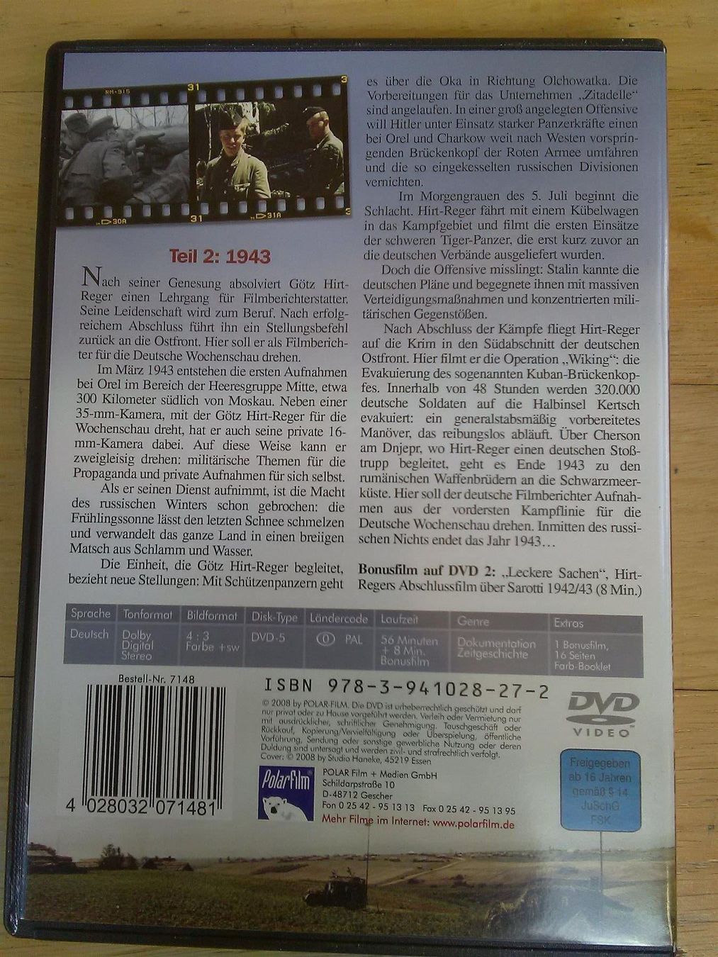 Tutti i DVDs: Mit der Kamera an der Ostfront                  (3'DVD's) – Usato da St. Gallen venduto da elk2021 5