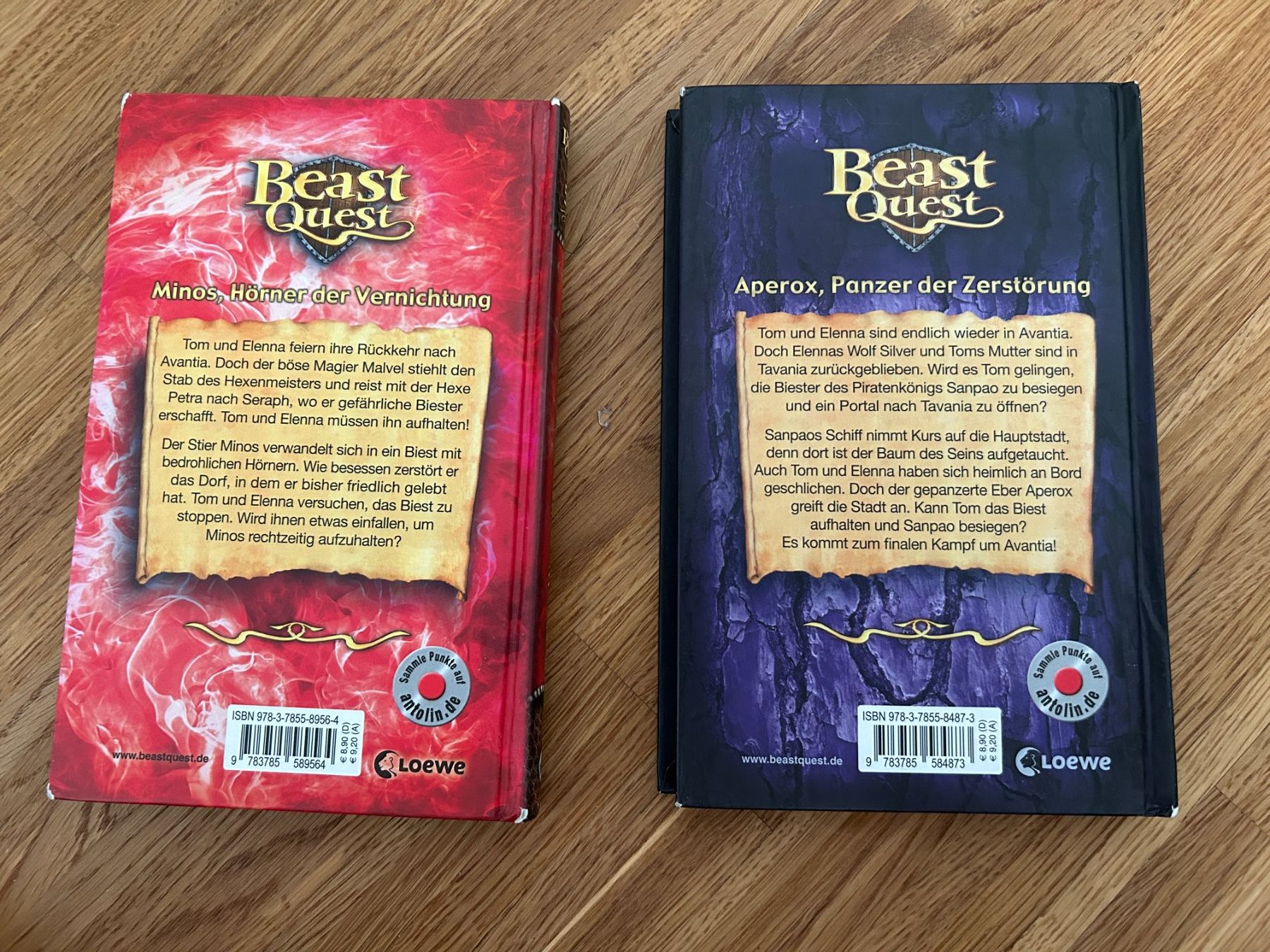 Libri: Buch Beast Quest - "Minox" und "Aperox" – Usato da Küsnacht ZH venduto da filo_fila8700 1