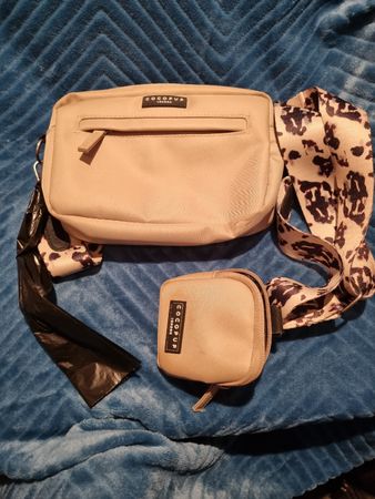 COCOPUP London Gassi Tasche mit Beutel beige neuwertig