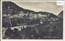 Finhaut et la ligne Martigny-Chatelard