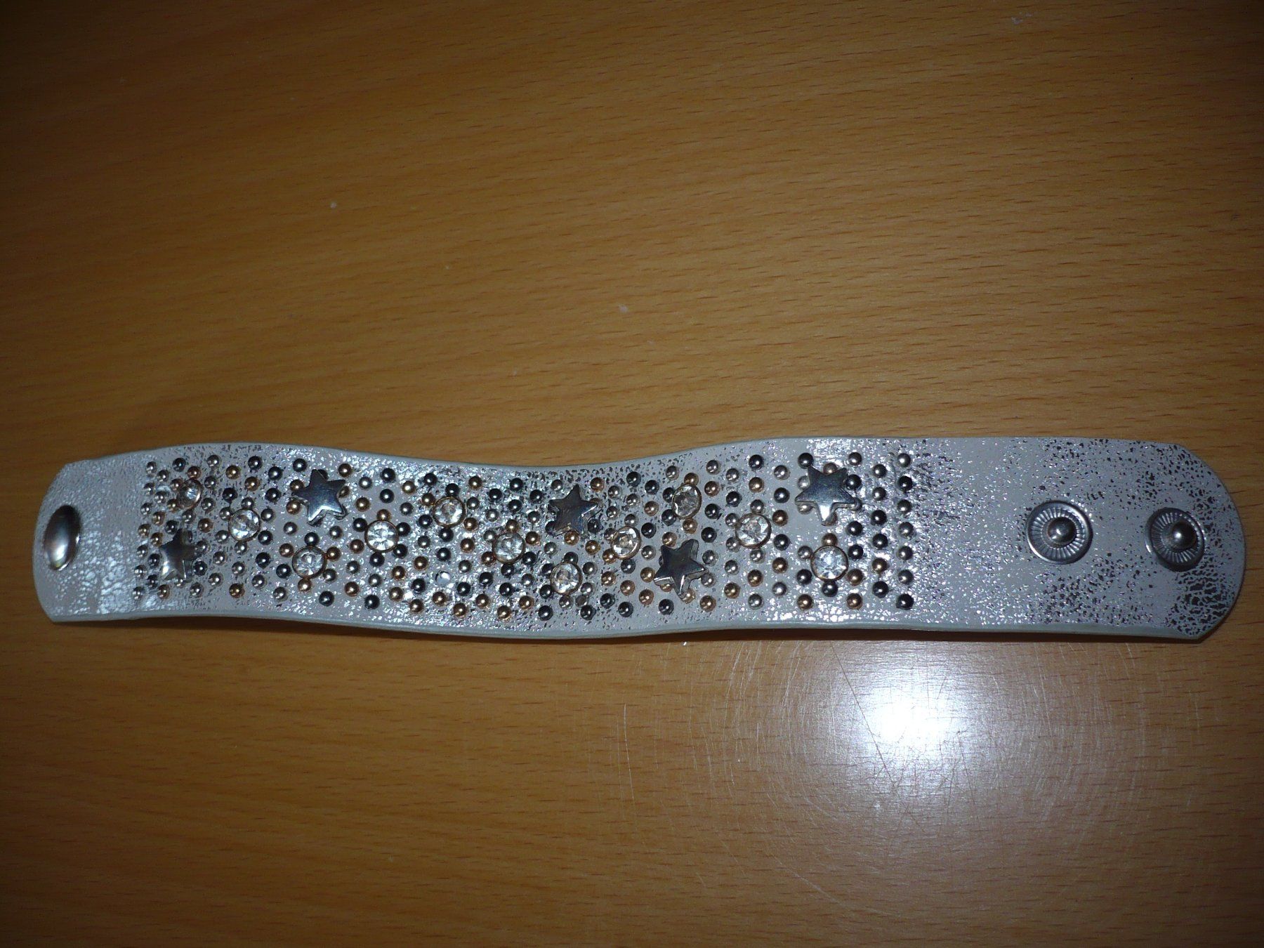 Bracciali & Braccialetti: Lederarmband silber neu – Nuovo (secondo la descrizione) da Merzligen venduto da Marthe22 1