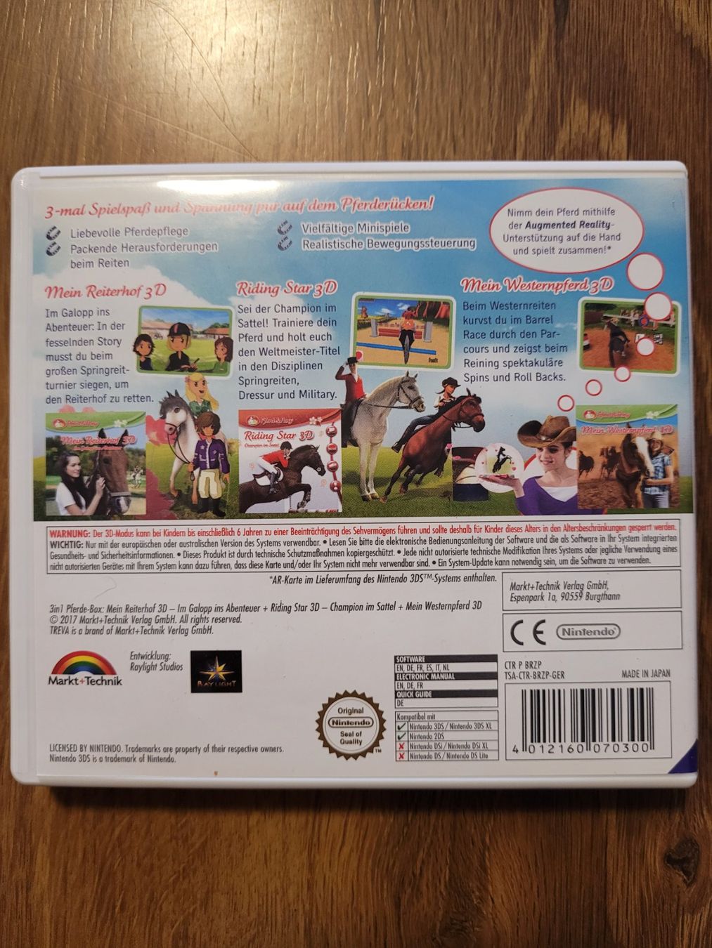 Nintendo Giochi: Nintendo 3DS / DS Pferde & Pony Box 3in1 & Theme Park – Usato da Sevelen venduto da ste_ph9z 2