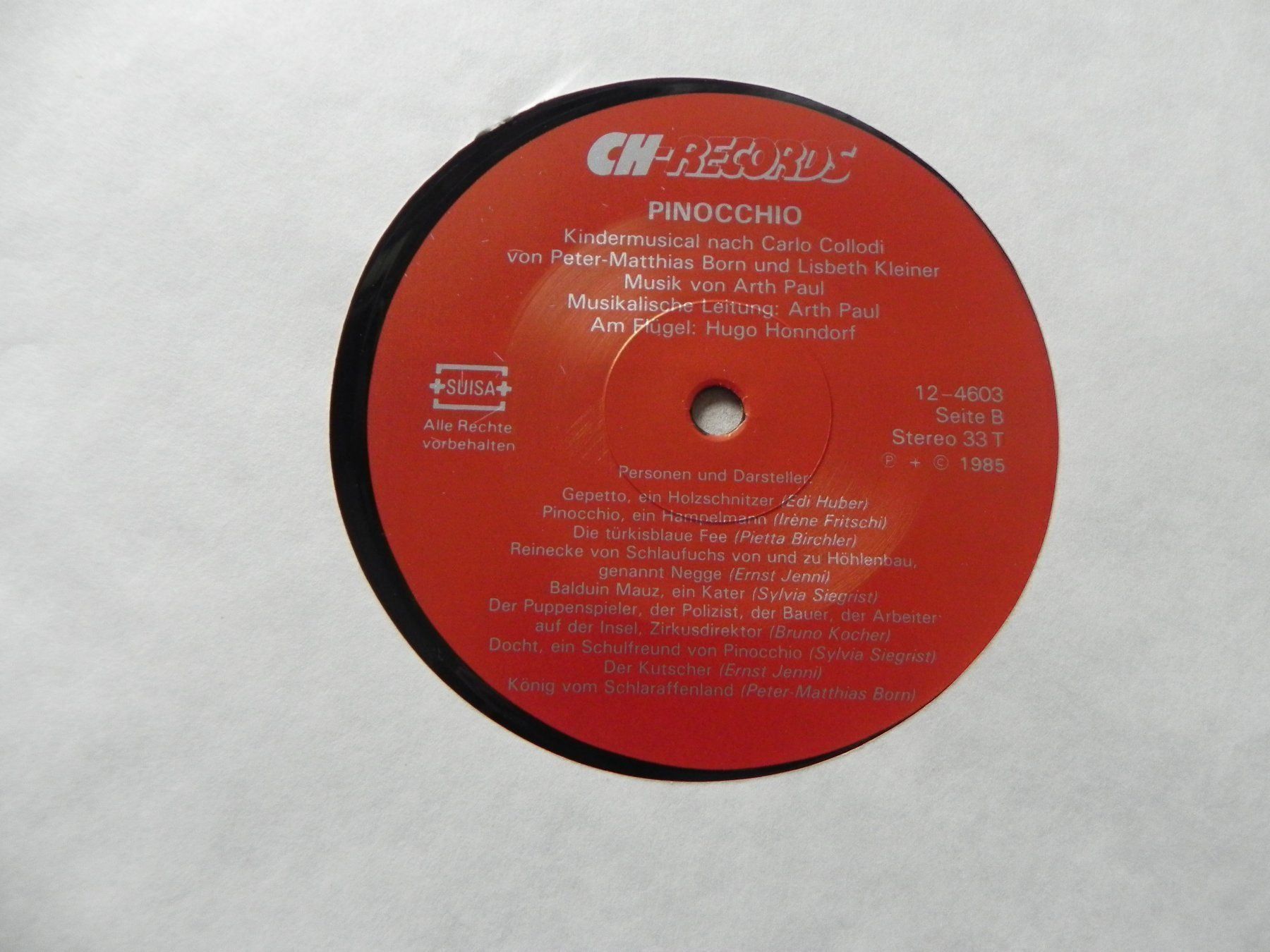 Dischi in vinile: LP Schweizer Mundart Musical Pinocchio – Usato da Siebnen venduto da krimsie 3