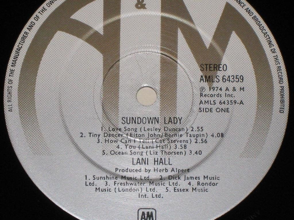 Schallplatten: LP - LANI HALL - SUNDOWN LADY – Gebraucht aus Steckborn von Quo7 1