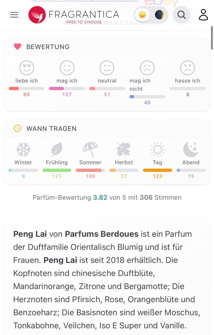 Profumi & Eau de Toilette: BERDOUES PÉNG LÁI  Abfüllung EDP 2ml. – Nuovo e nell'imballaggio originale da Zürich venduto da deruja 4