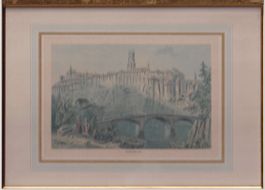 gravure vieux Fribourg