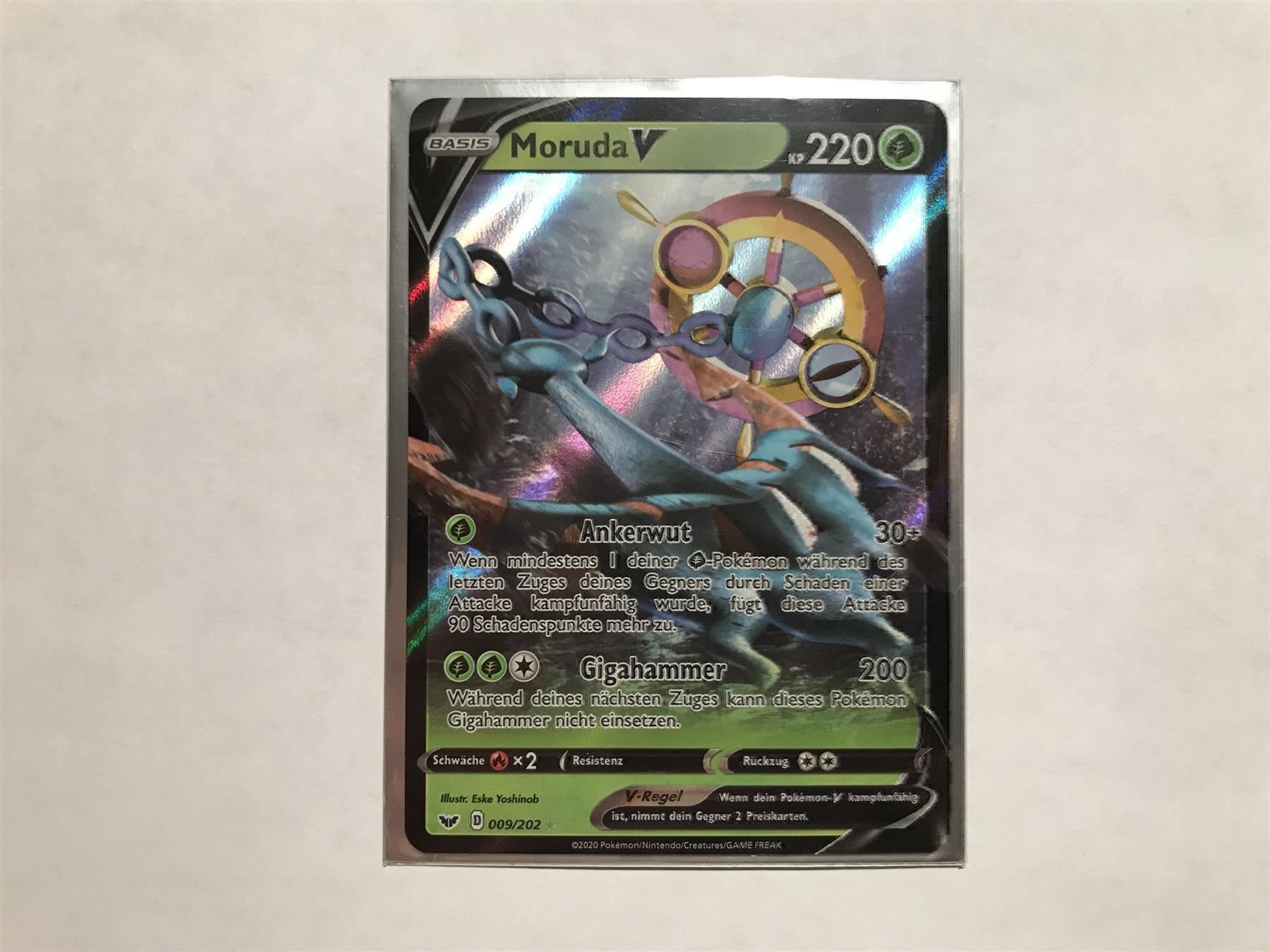 Pokémon Carte collezionabili: Moruda V – Nuovo (secondo la descrizione) da Hagendorn venduto da Pokecollectorch