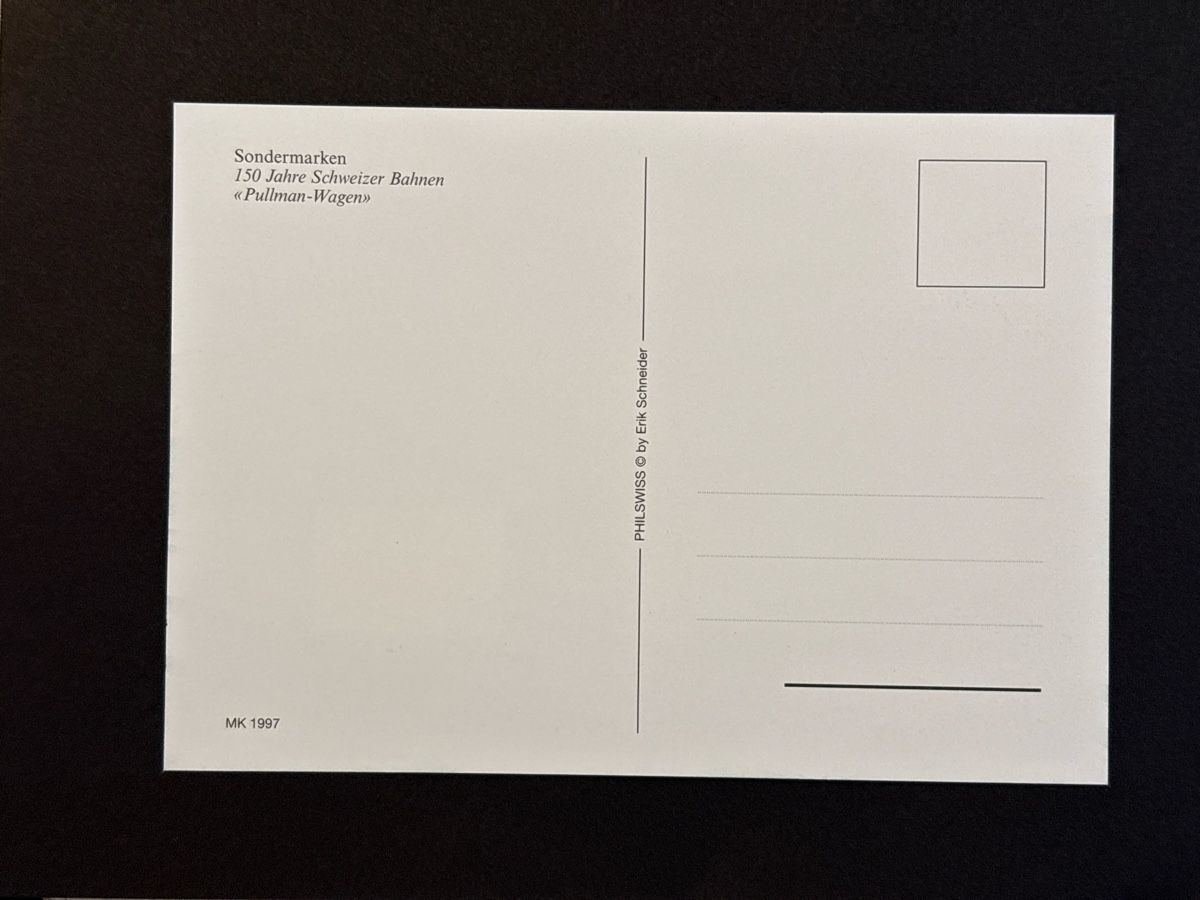 Tutti i francobolli: Carte postale Pullman Express 1847-1997 rare collector – Usato da Carouge GE venduto da irma016 1