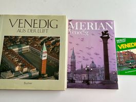 Venedig Bücher-Set: Aus der Luft, Merian und Reiseführer