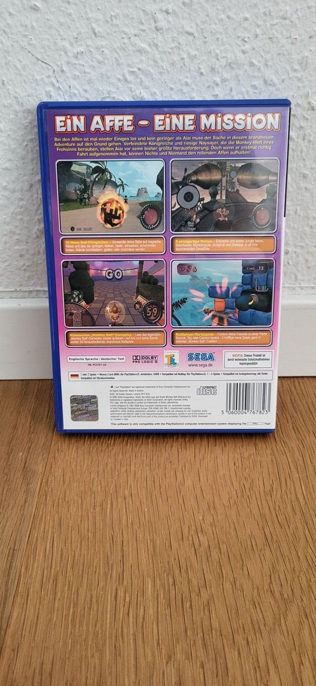 Sony Giochi: PS 2 - Super Monkey Ball Adventure – Usato da Münsingen venduto da DigitaleSpielecke 1