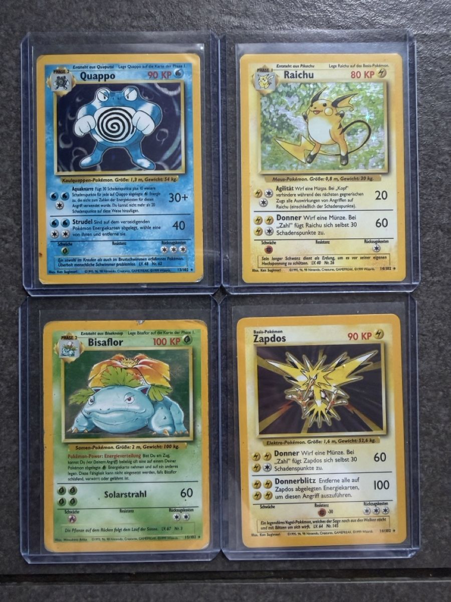 Pokémon Carte collezionabili: Pokemon Base-Set Holos Deutsch Komplett – Usato da Zürich venduto da cENS0R 7