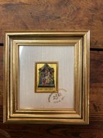 Quadro Natale Foglia Oro 23Kt da collezione Artigianale