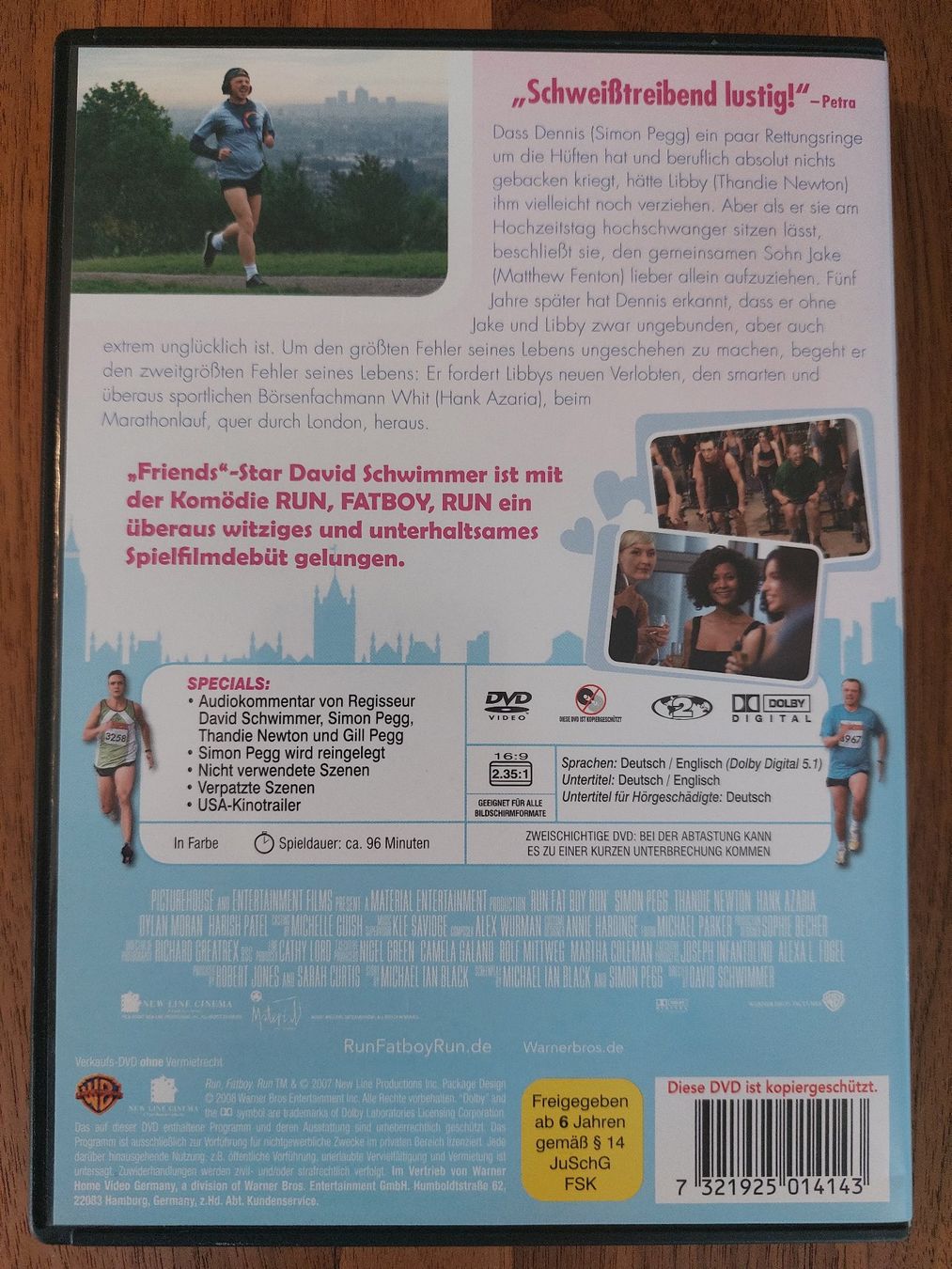 Alle DVDs: DVD - Run, Fatboy, Run mit Simon Pegg – Gebraucht aus Rheinfelden von FilmAuktion 1