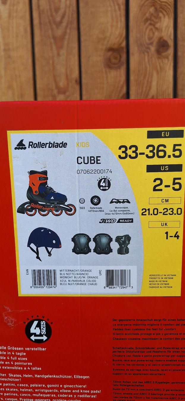 Pattini in linea & Pattini a rotelle: Rollerblade Kinder Gr. 33 - 36.5 – Usato da Grabs venduto da tschanny 1