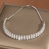 18k vergoldete Funkelndes Armband mit Zirkonia Steinen