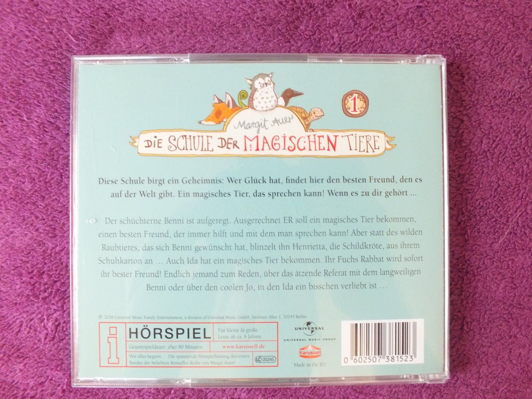 CDs: Die Schule der magischen Tiere Folge 1 -  CD – Gebraucht aus Müllheim Dorf von Seeeule01 1