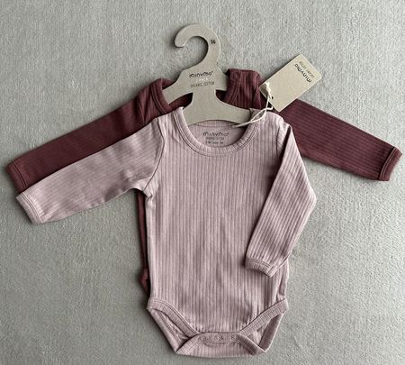 Minymo Bodies 2er Set / Grösse 56 - NEU