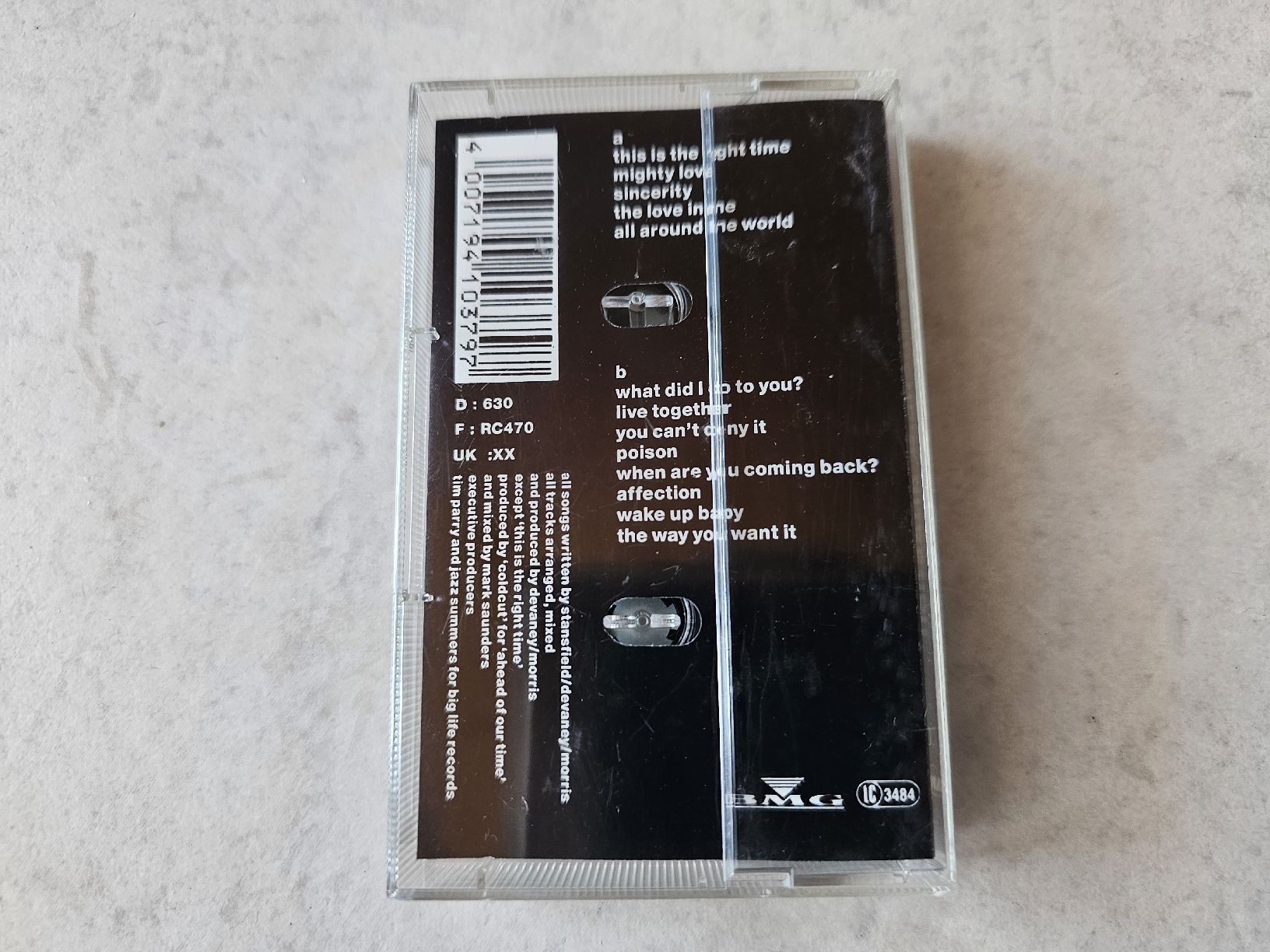 Kompaktkassetten: Lisa Stansfield  -  Affection  /  MC – Gebraucht aus Schneisingen von backstore24 1