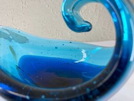 Schale Murano 🦋 Tosi Blau Antik