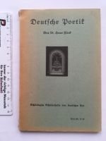 Deutsche Poetik; Heftform (1927)