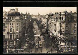 Zürich, Bahnhofstrasse mit Geschäften 
