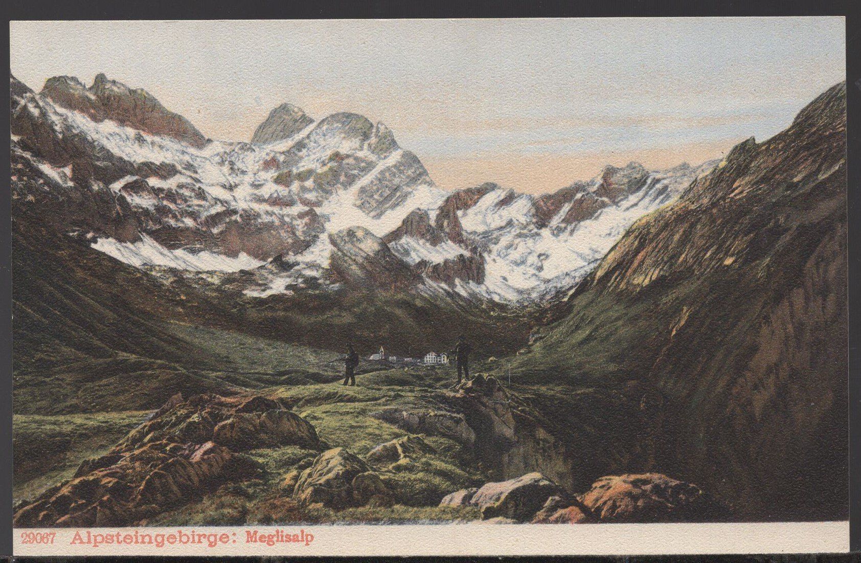 Cartoline postali: Altsteingebirge  Meglisalp – Usato da Aarau venduto da kufi44